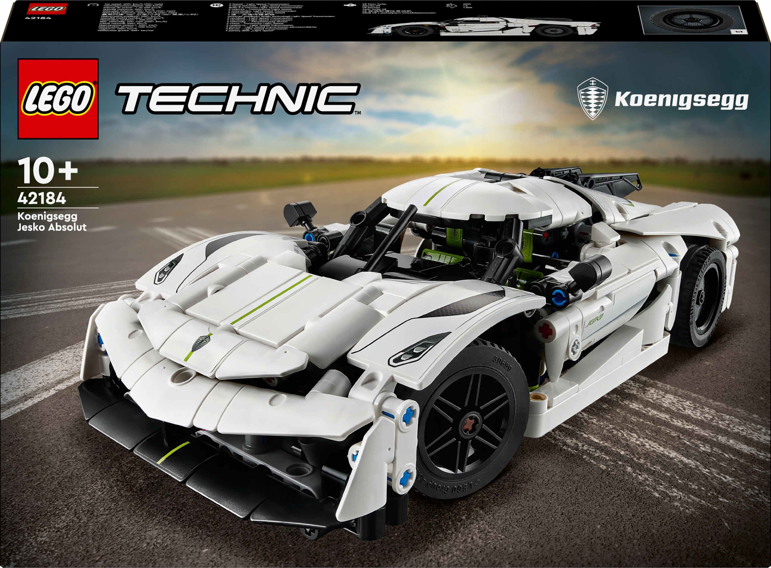 LEGO Technic 42184 Koenigsegg Jesko Absolut White Hypercar
